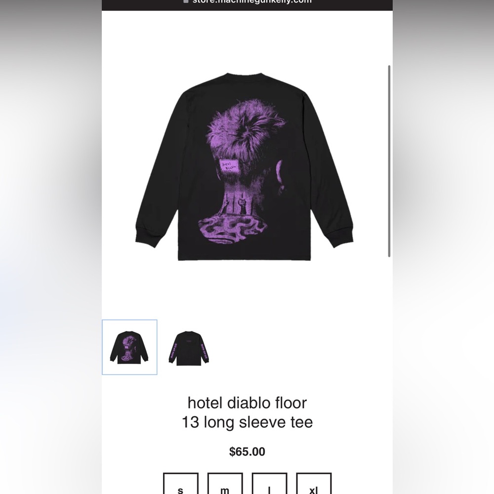 Hotel Diablo floor 13 Long Sleeve Tee